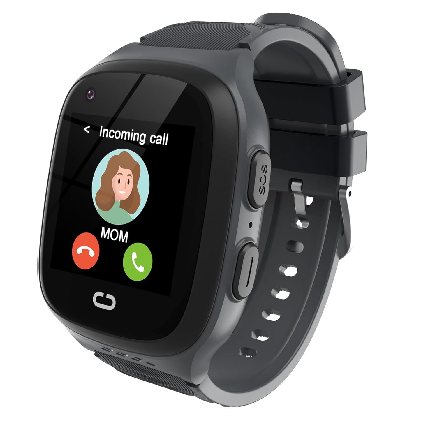 4G Kids Smart Watch Boys with GPS Tracker Location Video Call Cell Phone SOS Calling Voice Chat Camera Alarm Clock for Ages 5-12 Kids (Blue)