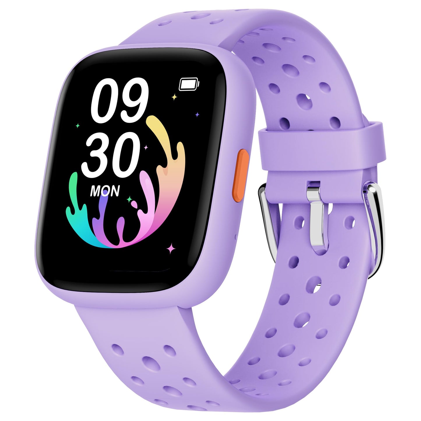 BIGGERFIVE Smart Watch for Kids No APP No Phone Needed, 1.8" Fitness Tracker Watch Pedometer, Heart Rate, Sleep Monitor, IP68 Waterproof, Step Counter, Puzzle Games for Girls Boys Teens 5-16, Blue