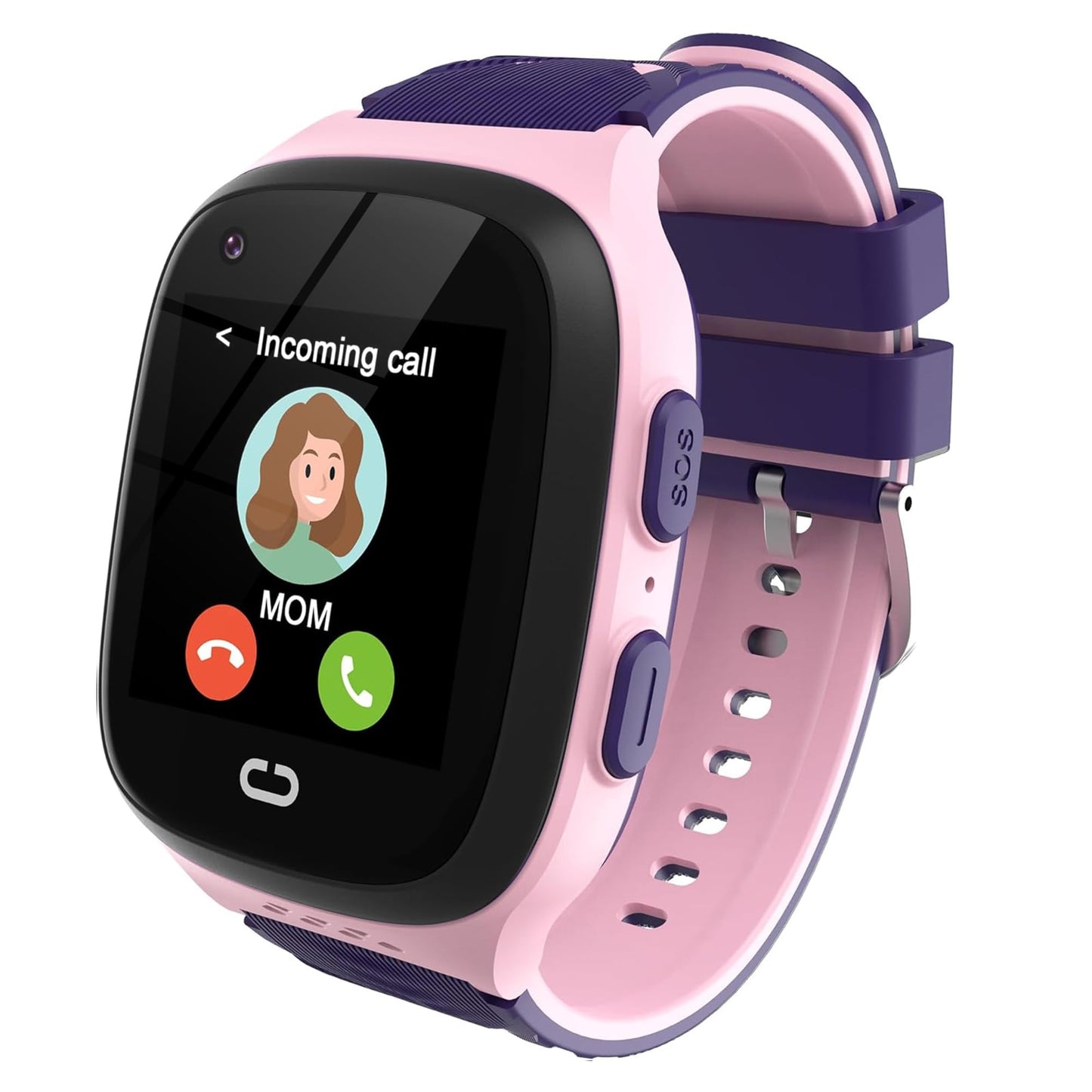 4G Kids Smart Watch Boys with GPS Tracker Location Video Call Cell Phone SOS Calling Voice Chat Camera Alarm Clock for Ages 5-12 Kids (Blue)