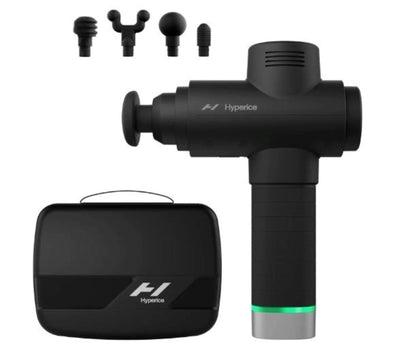 Hyperice Hypervolt 2 Pro - Featuring Quiet Glide Technology - Handheld Percussion Massage Gun - 5 Speeds, 5 Interchangeable Heads - Helps Relieve Sore Muscles and Stiffness FSA-HSA Approved