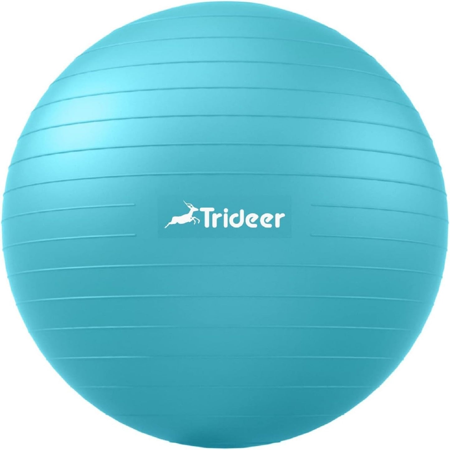 Trideer Extra Thick Yoga Ball Exercise Ball, 5 Sizes Gym Ball, Heavy Duty Ball Chair for Balance, Stability, Pregnancy, Quick Pump Included