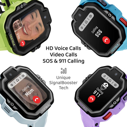 TickTalk5 - Kids Smart Watch with GPS Tracker, Video Calling, SOS, & Parental Controls | Smartwatch with Free Music, Texting, Kid Phone Call and Text, Boys & Girls - 4G Smart Watch for Kids 3-12