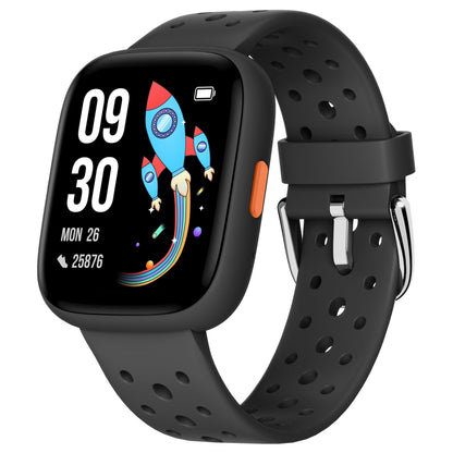 BIGGERFIVE Smart Watch for Kids No APP No Phone Needed, 1.8" Fitness Tracker Watch Pedometer, Heart Rate, Sleep Monitor, IP68 Waterproof, Step Counter, Puzzle Games for Girls Boys Teens 5-16, Blue
