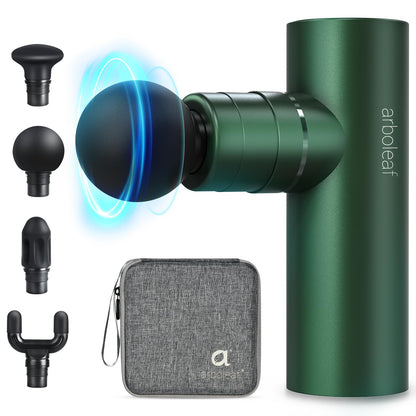 arboleaf Massage Gun Deep Tissue, FSA HSA Eligible Items, Full-Metal Electric Portable Hand Held Massager Gun for Back, Body Sore Muscles, Pain Relief, Gifts, Office, Home, Athletes