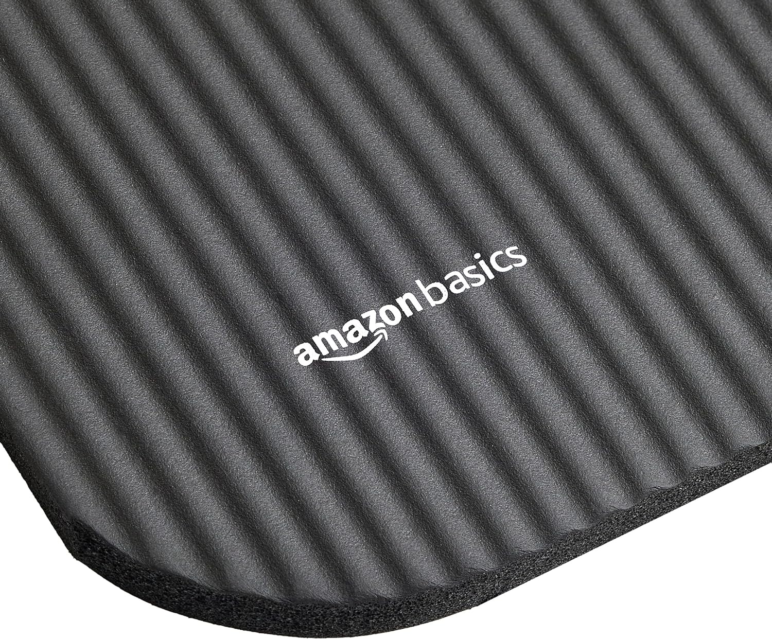 Amazon Basics 1/2 Inch Extra Thick Exercise Yoga Mat with Carrying Strap, Cushioned Support, for Fitness and Gym Workouts